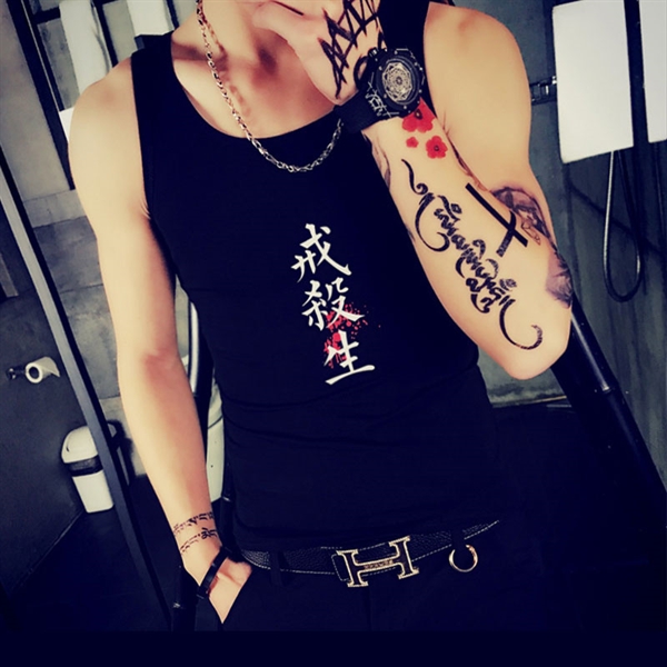 Áo ba lỗ Tàu Chấm Đỏ